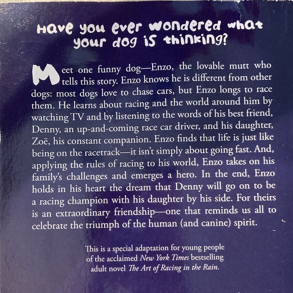 Baileys story, Molly story, racing in the rain set of 3 books - Picture 3 of 10